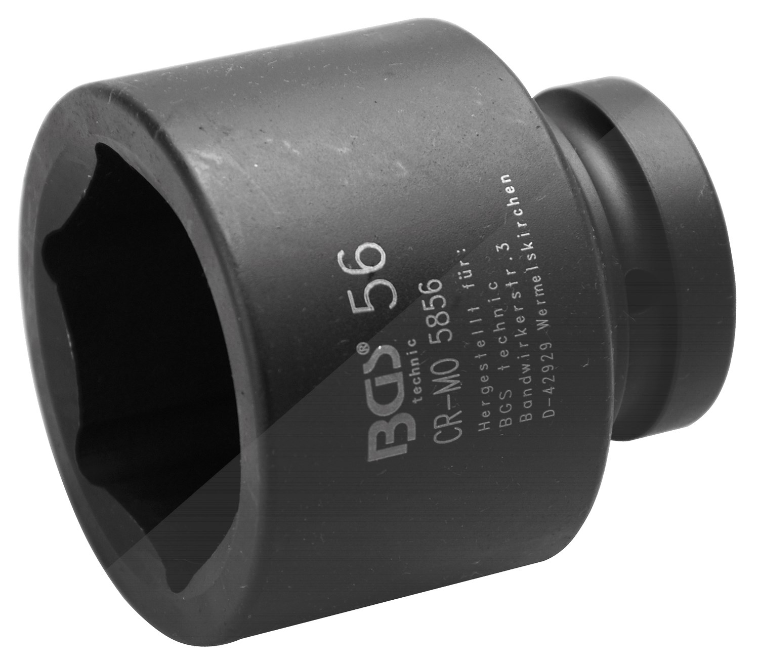 Bgs Kraft-Steckschlüssel-Einsatz Sechskant - 25 mm (1) - SW 56 mm [Hersteller-Nr. 5856]