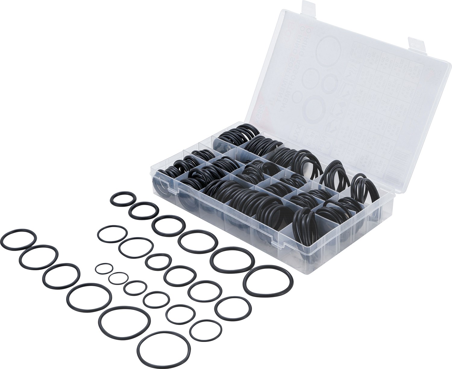 Bgs O-Ring-Sortiment - XXL - Ø 18 - 50 mm - 285-tlg. [Hersteller-Nr. 8105]