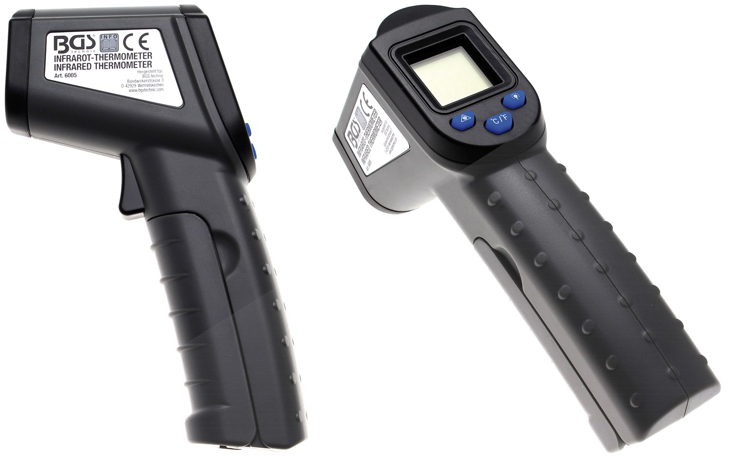 Bgs Digital-Laserthermometer - -50 °C bis +500 °C [Hersteller-Nr. 6005]