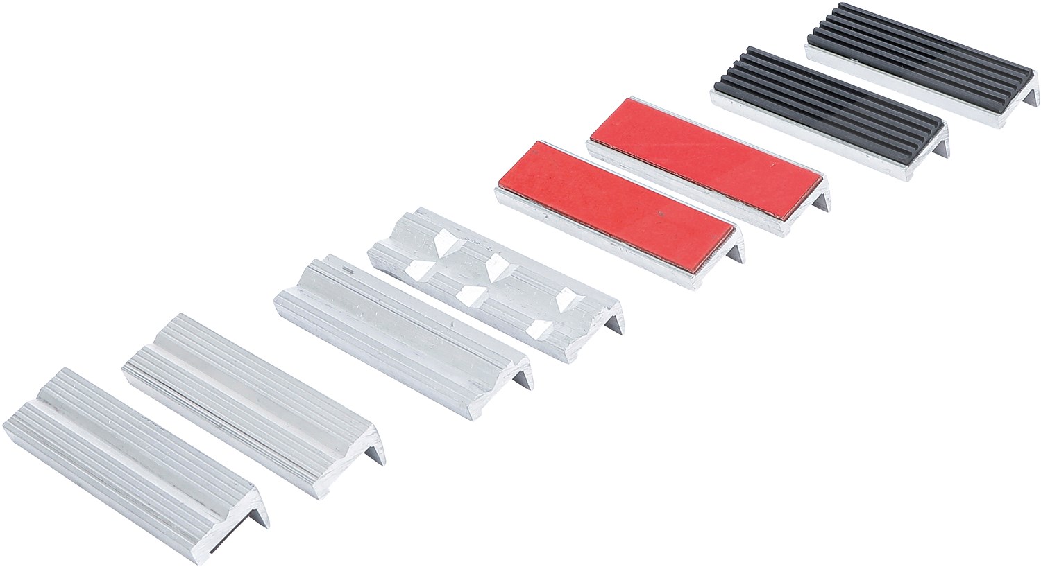 Bgs Schraubstock-Schutzbacken-Satz - Aluminium - 100 mm - 8-tlg. [Hersteller-Nr. 8442]
