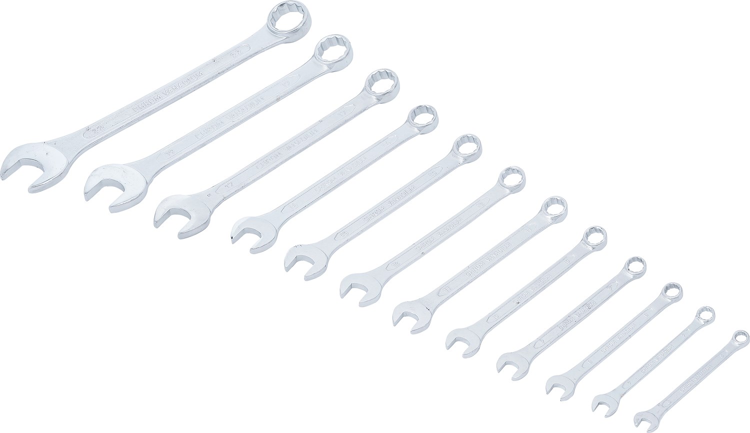 Bgs Maul-Ringschlüssel-Satz - SW 6 - 22 mm - 12-tlg. [Hersteller-Nr. 1194]