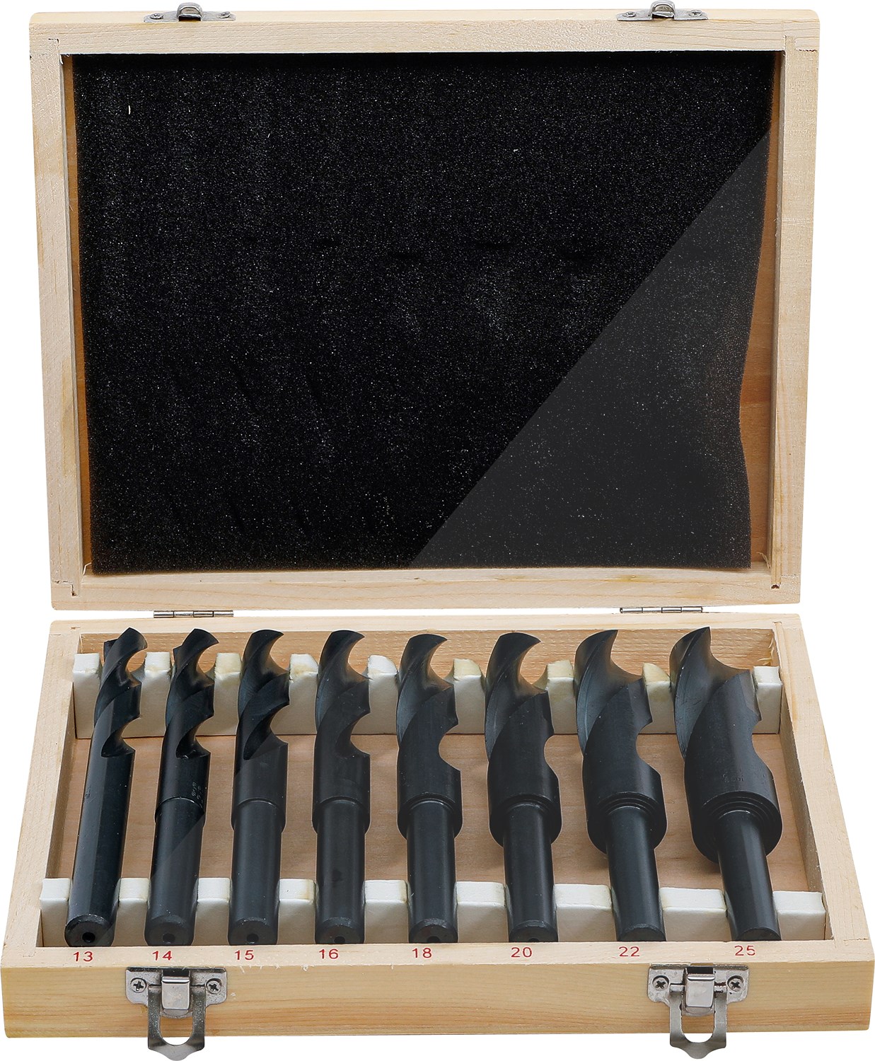Bgs HSS-Bohrer-Satz - 13 - 25 mm - 8-tlg. [Hersteller-Nr. 2019]