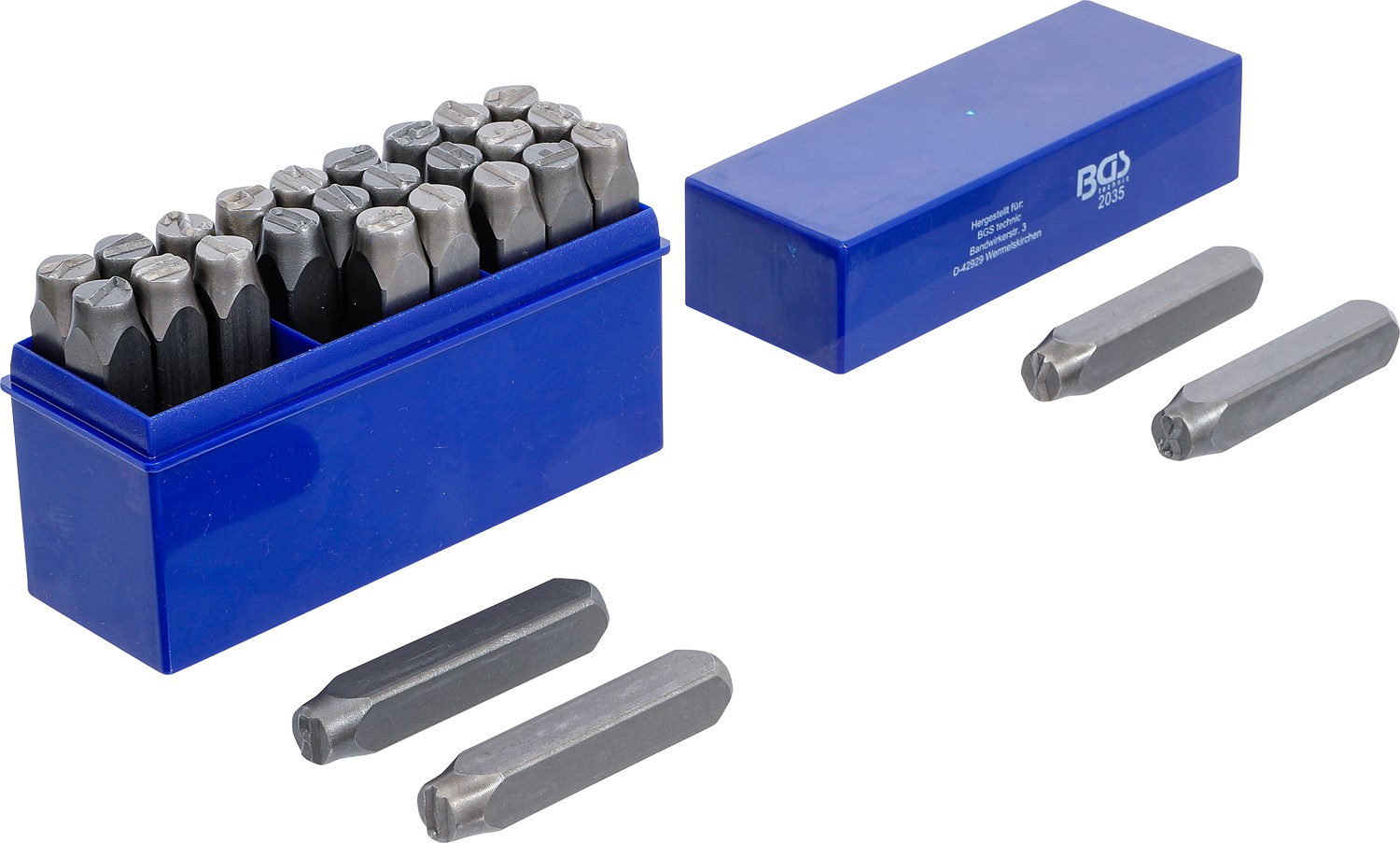 Bgs Einschlagbuchstaben - 10 mm [Hersteller-Nr. 2035]