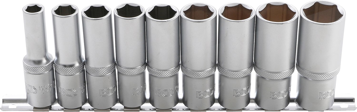 Bgs Steckschlüssel-Einsatz-Satz Sechskant - 1/2 - SW 10-24mm 9-tlg. [Hersteller-Nr. 2223]