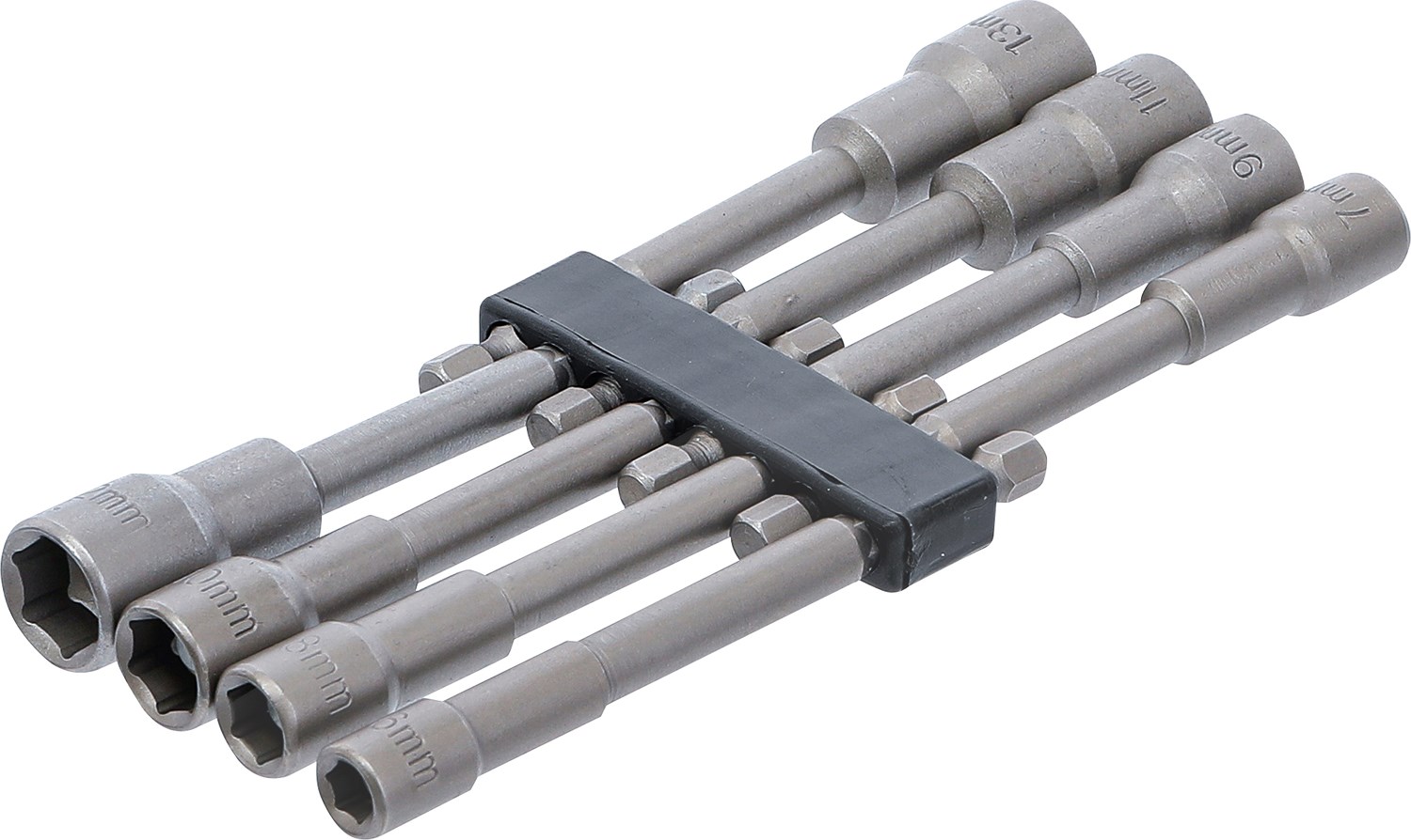 Bgs Steckschlüssel-Einsatz-Satz, extra lang - 1/4 - SW 6-13 mm 8-tlg [Hersteller-Nr. 2759]