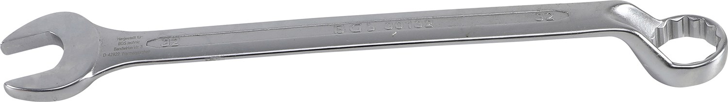Bgs Maul-Ringschlüssel, gekröpft - SW 32 mm [Hersteller-Nr. 30132]