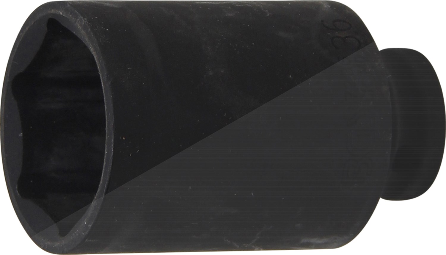 Bgs Kraft-Steckschlüssel-Einsatz Sechskant, tief - 1/2 - SW 36 mm [Hersteller-Nr. 7236]