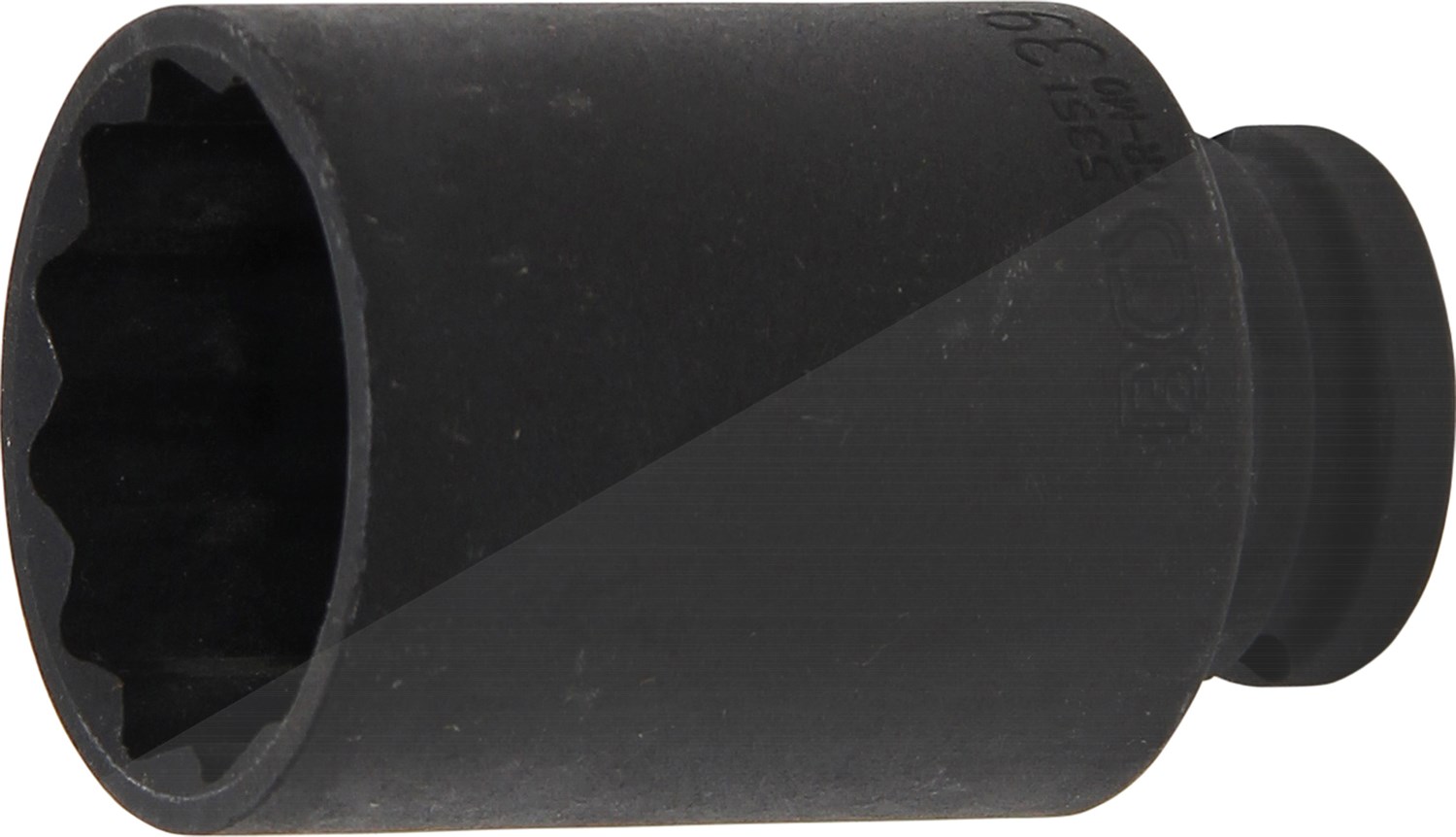 Bgs Kraft-Steckschlüssel-Einsatz Zwölfkant - Vierkant 1/2 - SW 39 mm [Hersteller-Nr. 5351]