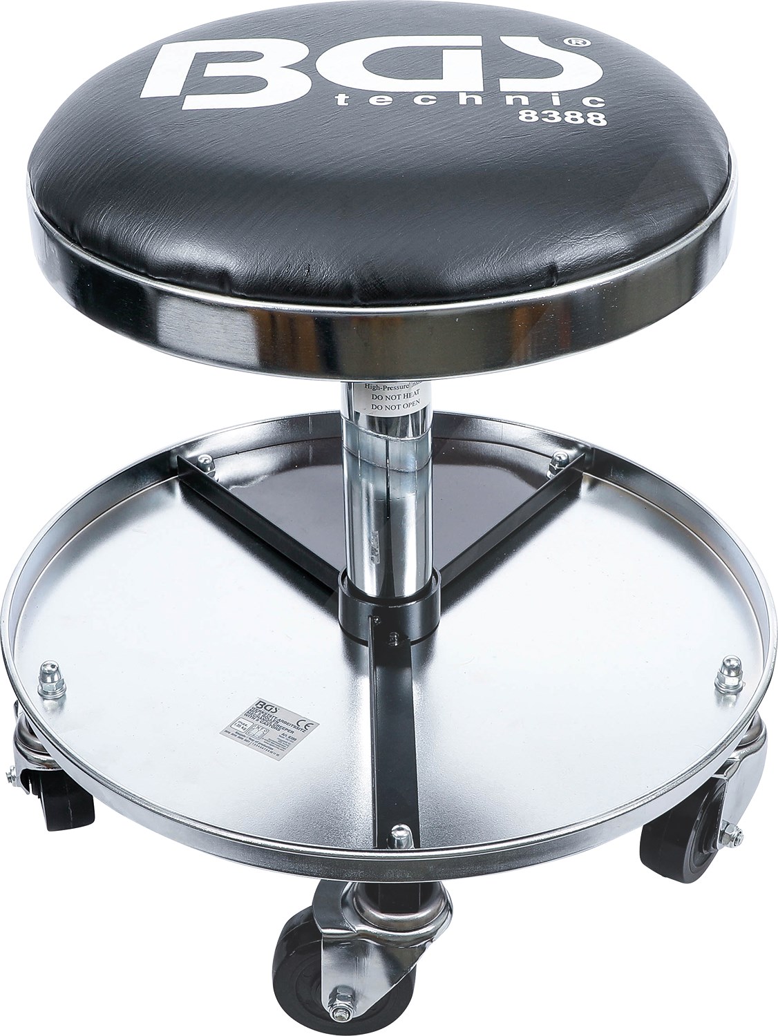 Bgs Werkstatt-Arbeitssitz mit 5 Rollen - Ø 360 mm [Hersteller-Nr. 8388]