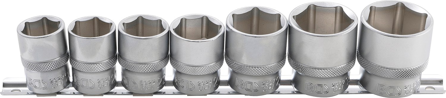 Bgs Steckschlüssel-Einsatz-Satz - 1/2 - SW 20 - 32 mm - 7-tlg. [Hersteller-Nr. 9108]