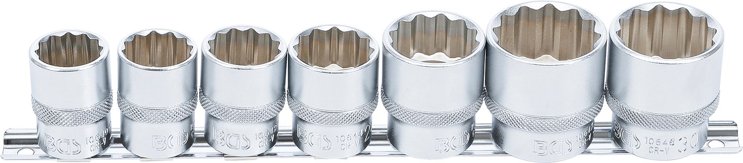 Bgs Steckschlüssel-Einsatz-Satz - 1/2 - SW 20 - 32 mm - 7-tlg. [Hersteller-Nr. 9109]