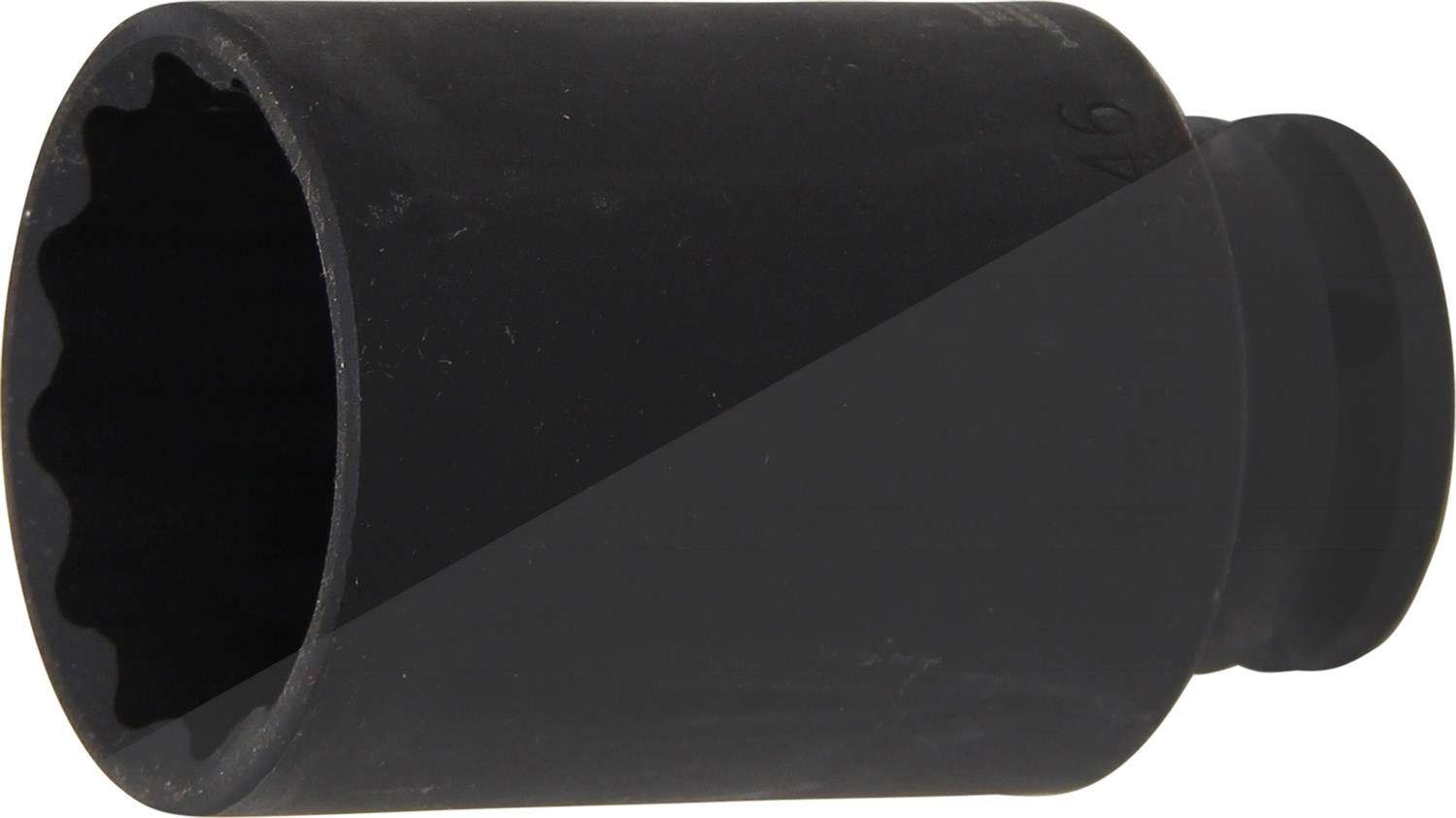Bgs Kraft-Steckschlüssel-Einsatz Zwölfkant - Vierkant 1/2 - SW 46 mm [Hersteller-Nr. 5234]