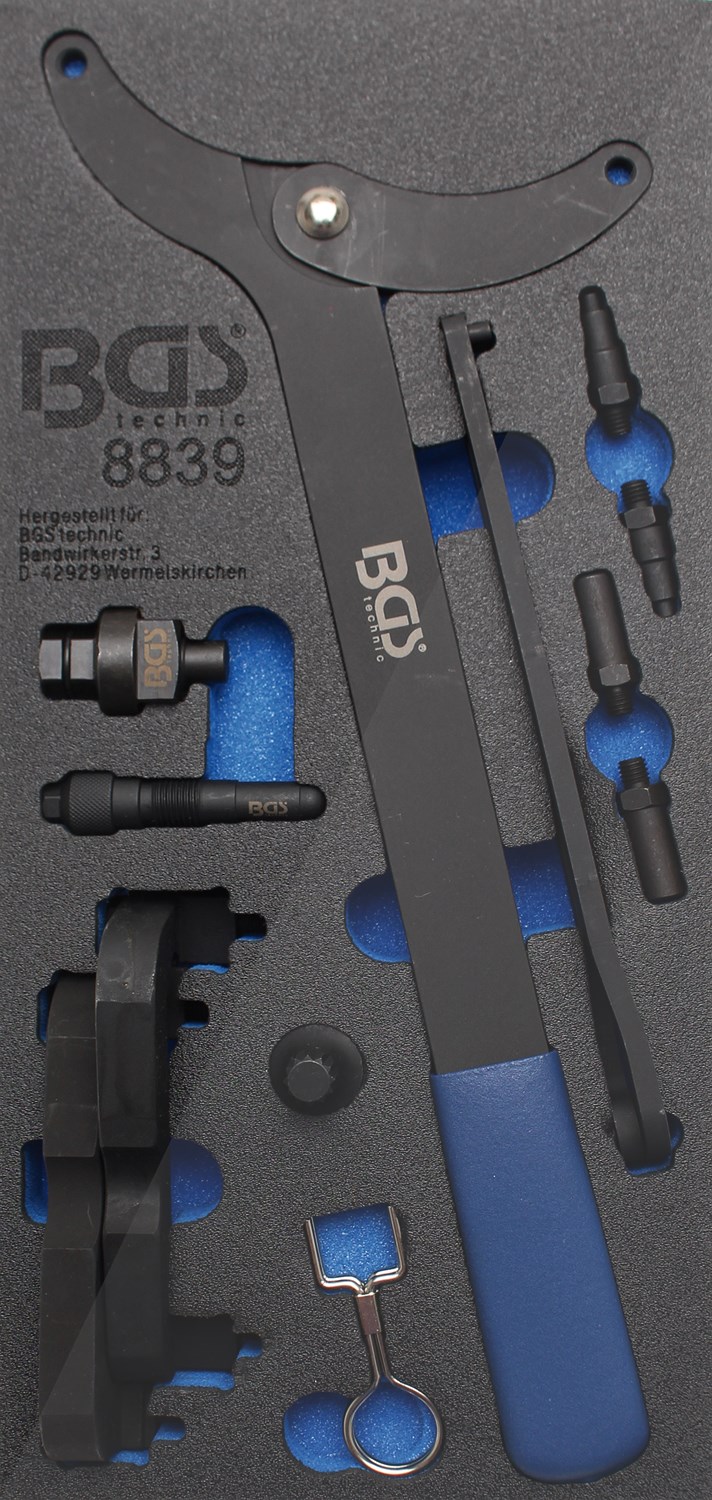 Bgs Werkstattwageneinlage 1/3: Motor-Einstellwerkzeug-Satz - für VAG [Hersteller-Nr. 8839] für Audi