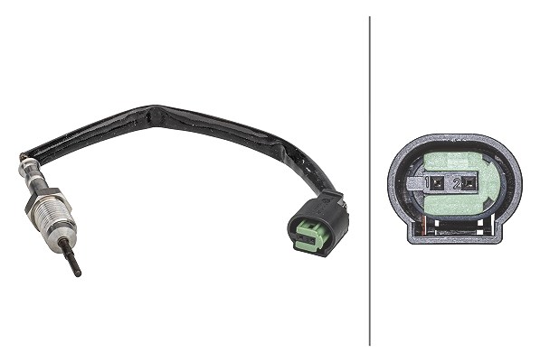 Hella Sensor, Abgastemperatur [Hersteller-Nr. 6PT358181-271] für BMW