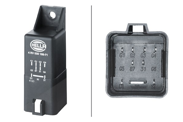Hella Steuergerät, Glühzeit [Hersteller-Nr. 4RV008188-711] für Skoda, Seat, Audi, VW