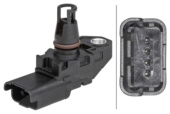 Hella Sensor, Ansauglufttemperatur [Hersteller-Nr. 6PP009403-391] für Citroën, Ds, Opel, Peugeot, Vauxhall
