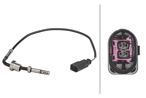 Hella Sensor, Abgastemperatur [Hersteller-Nr. 6PT358181-161] für Audi, VW
