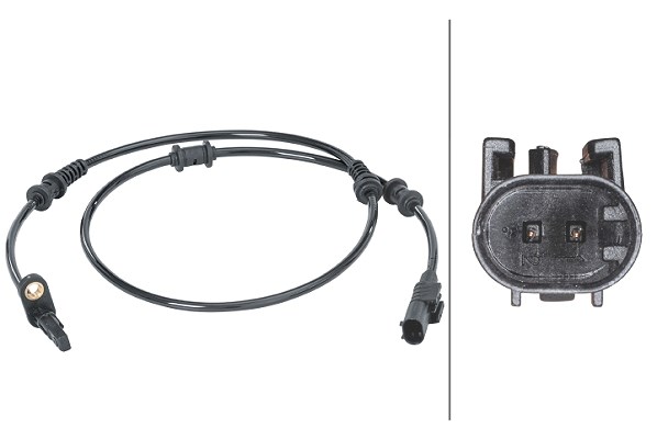 Hella Sensor, Raddrehzahl [Hersteller-Nr. 6PU012679-871] für Mercedes-Benz