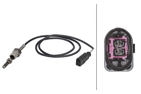 Hella Sensor, Abgastemperatur [Hersteller-Nr. 6PT358181-281] für Skoda, VW, Audi
