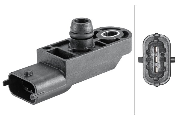 Hella Sensor, Ladedruck [Hersteller-Nr. 6PP358152-301] für Nissan, Abarth, Opel, Renault, Lancia, Vauxhall, Alfa Romeo, Dacia