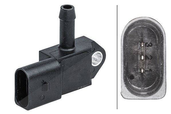 Hella Sensor, Abgasdruck [Hersteller-Nr. 6PP009409-591] für VW, Audi, Seat, Skoda