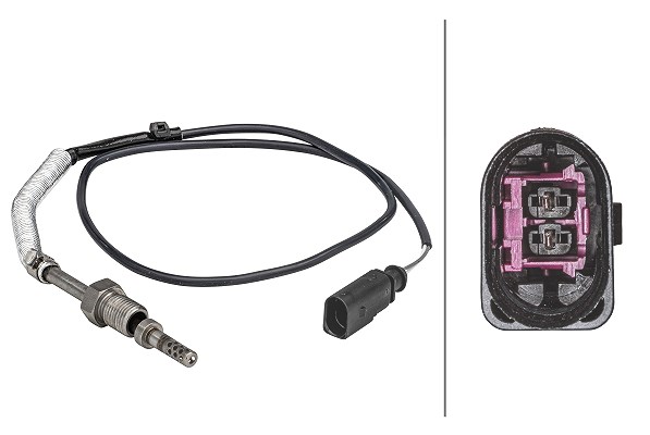 Hella Sensor, Abgastemperatur [Hersteller-Nr. 6PT358181-111] für Audi