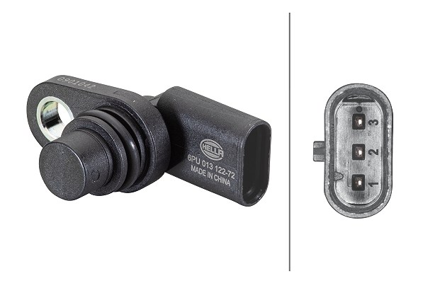 Hella Sensor, Nockenwellenposition [Hersteller-Nr. 6PU013122-721] für Mercedes-Benz