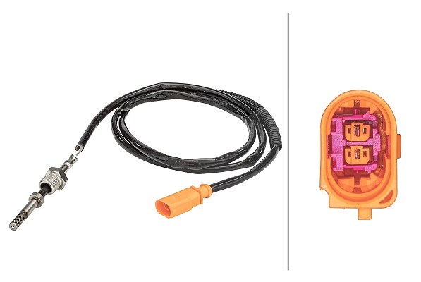 Hella Sensor, Abgastemperatur [Hersteller-Nr. 6PT358181-021] für VW