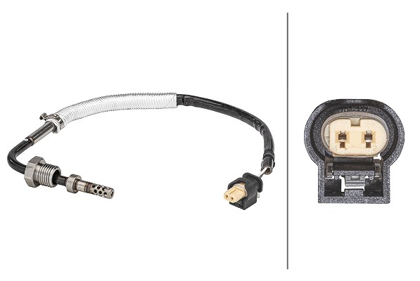 Hella Sensor, Abgastemperatur [Hersteller-Nr. 6PT358181-061] für Mercedes-Benz