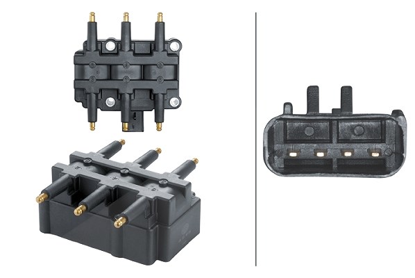 Hella Zündspule [Hersteller-Nr. 5DA358168-241] für Jeep, Chrysler