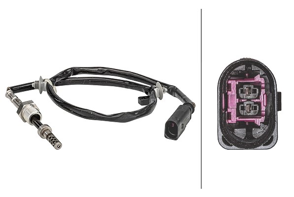 Hella Sensor, Abgastemperatur [Hersteller-Nr. 6PT358181-171] für Audi