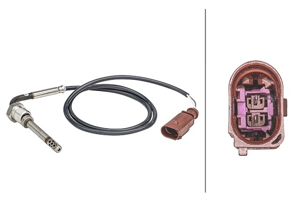 Hella Sensor, Abgastemperatur [Hersteller-Nr. 6PT358181-321] für VW