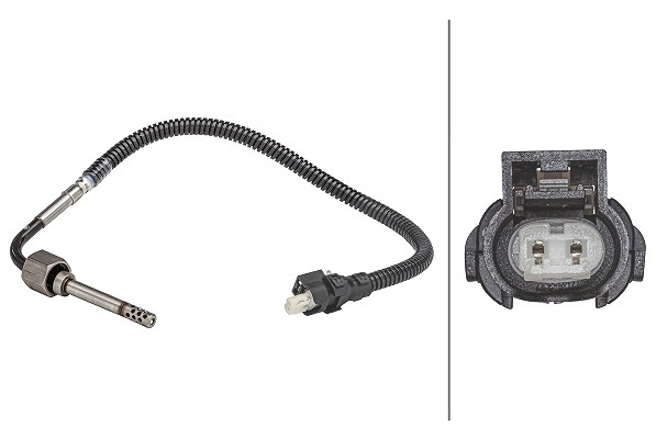 Hella Sensor, Abgastemperatur [Hersteller-Nr. 6PT358181-211] für Mercedes-Benz