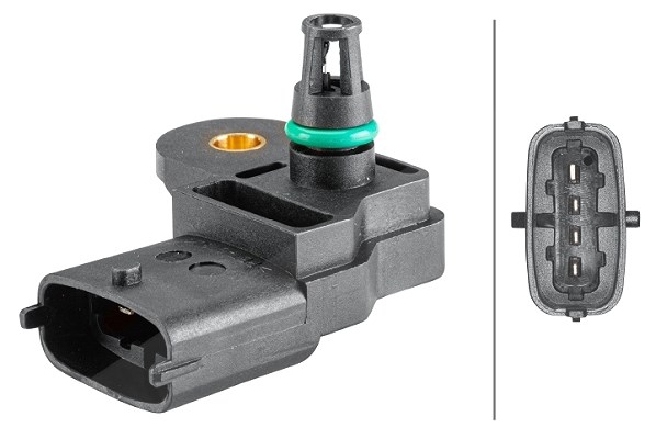 Hella Sensor, Ladedruck [Hersteller-Nr. 6PP358152-321] für Opel, Chevrolet, Vauxhall, Saab
