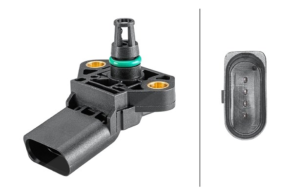 Hella Sensor, Ladedruck [Hersteller-Nr. 6PP358152-261] für Man, VW, Seat, Audi, Porsche, Skoda