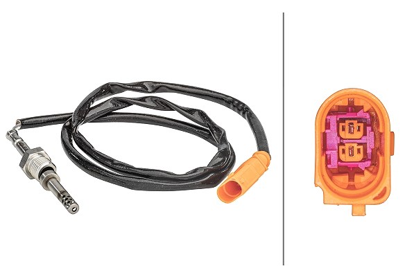 Hella Sensor, Abgastemperatur [Hersteller-Nr. 6PT358181-121] für VW