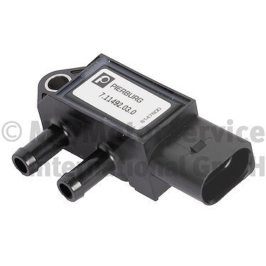 Pierburg Sensor, Abgasdruck [Hersteller-Nr. 7.11492.03.0] für Audi, Seat, Skoda, Porsche, VW
