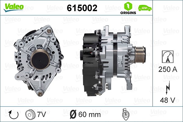 Valeo Startergenerator [Hersteller-Nr. 615002] für Hyundai, Kia