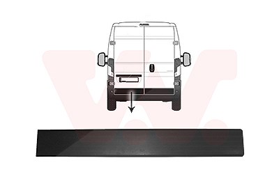 Van Wezel Zier-/Schutzleiste, Tür [Hersteller-Nr. 0982431] für Citroën, Fiat, Opel, Peugeot