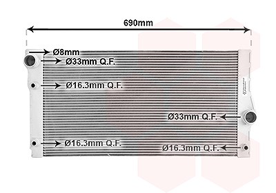 Van Wezel Kühler, Motorkühlung [Hersteller-Nr. 06012706] für BMW