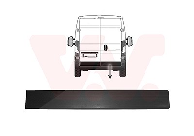 Van Wezel Zier-/Schutzleiste, Tür [Hersteller-Nr. 0982432] für Peugeot, Opel, Citroën, Fiat
