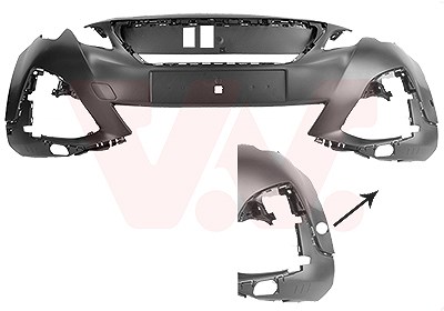 Van Wezel Stoßfänger [Hersteller-Nr. 4084579] für Peugeot