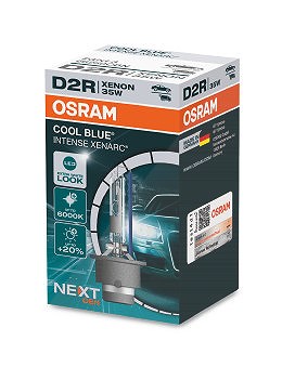 Osram Glühlampe, Fernscheinwerfer [Hersteller-Nr. 66250CBN] für Mercedes-Benz, Audi, Lexus, Mini, Volvo, Subaru, Fiat, Mitsubishi, Renault, Honda, Cit