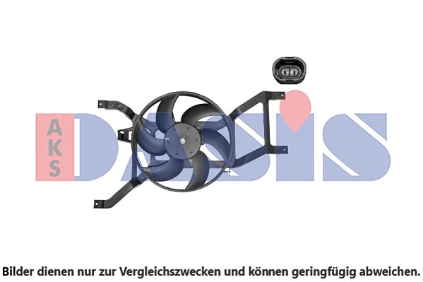 Aks Dasis Lüfter, Motorkühlung [Hersteller-Nr. 188095N] für Renault, Dacia