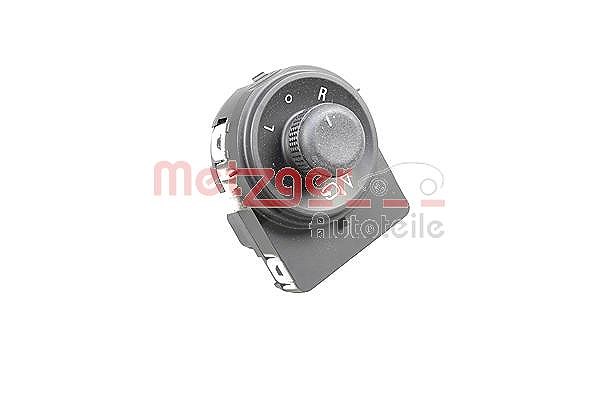 Metzger Autoteile Schalter, Spiegelverstellung [Hersteller-Nr. 0916770] für Vauxhall, Opel
