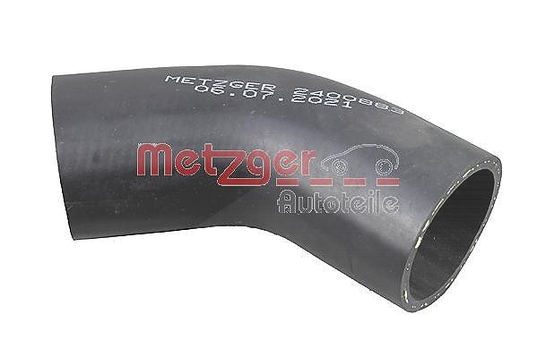 Metzger Autoteile Ladeluftschlauch [Hersteller-Nr. 2400883] für Skoda, Seat, Audi, VW