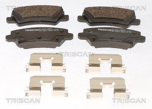 Triscan Bremsbelagsatz, Scheibenbremse [Hersteller-Nr. 811018033] für Kia