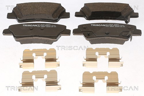 Triscan Bremsbelagsatz, Scheibenbremse [Hersteller-Nr. 811043063] für Hyundai, Kia