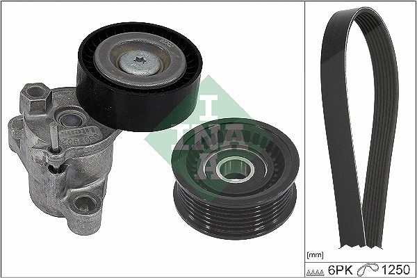 Schaeffler Ina Keilrippenriemensatz [Hersteller-Nr. 529052510] für Ford