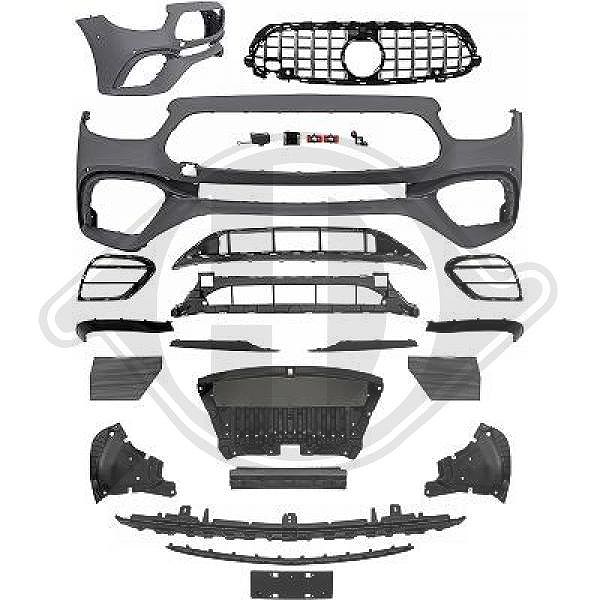 Diederichs Stoßfänger [Hersteller-Nr. 1618551] für Mercedes-Benz